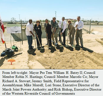 Photo of groundbreaking ceremony