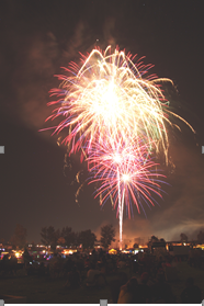 Photo of fireworks over Moreno Valley